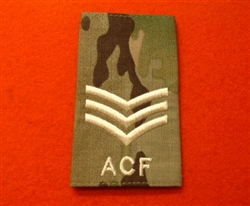 This is a fantastic quality Ivory SGT MTP Army Cadet Force Rank Slide ...