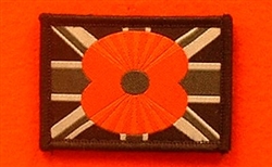 Union Patch with Poppy, TRF & Union Patches
