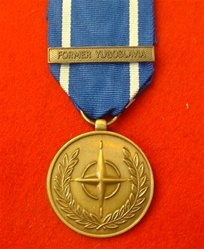 This is a high quality full size NATO medal for the Former Yugoslavia